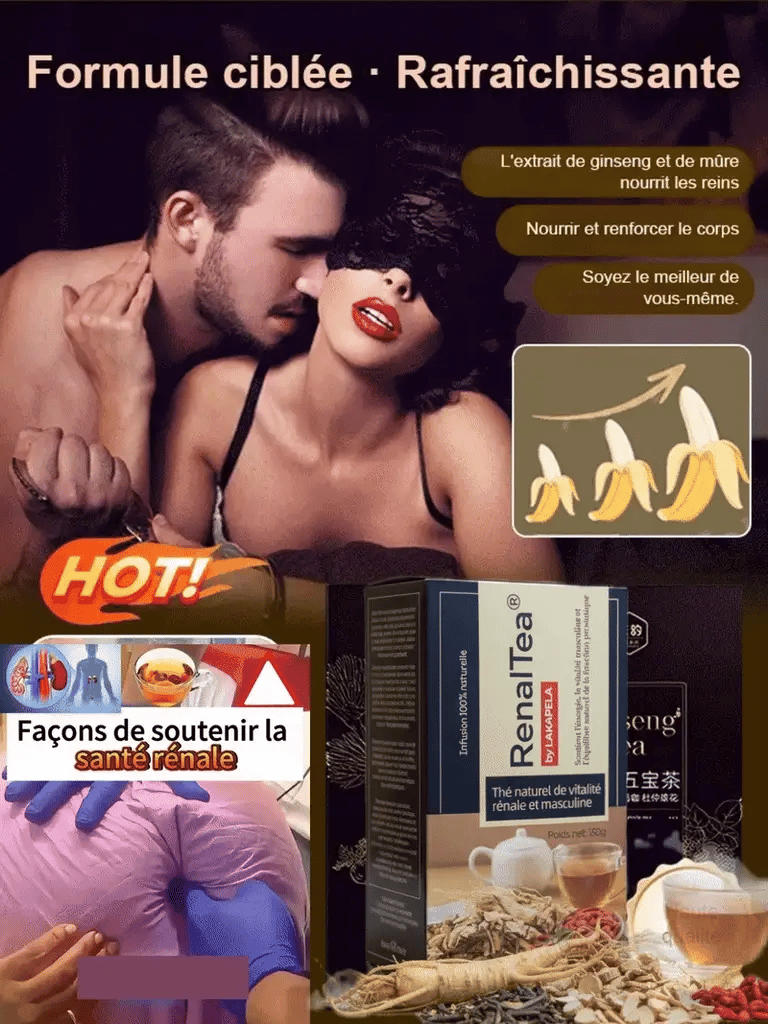 RenalTea: Retrouve ta puissance, protège tes reins et dis adieu à l’éjaculation précoce.